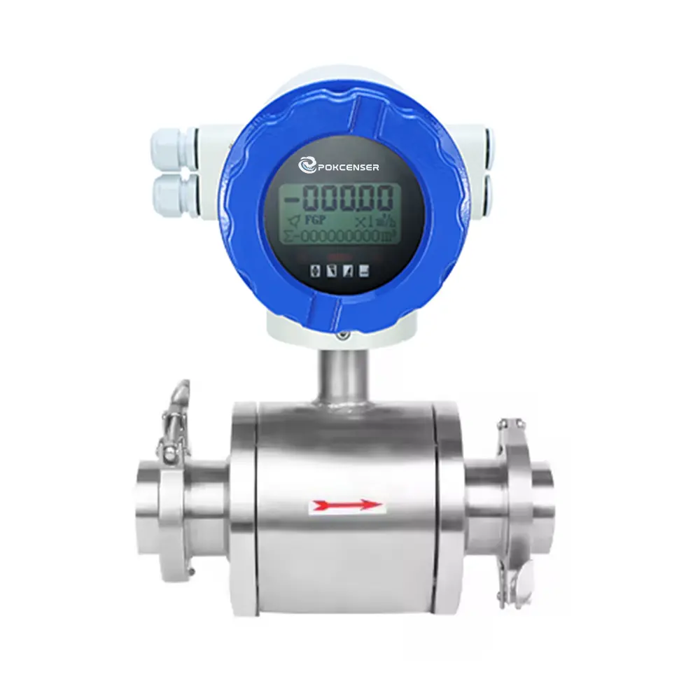 PWF-E1220 Sanitary Electromagnetic Flow Meter-01